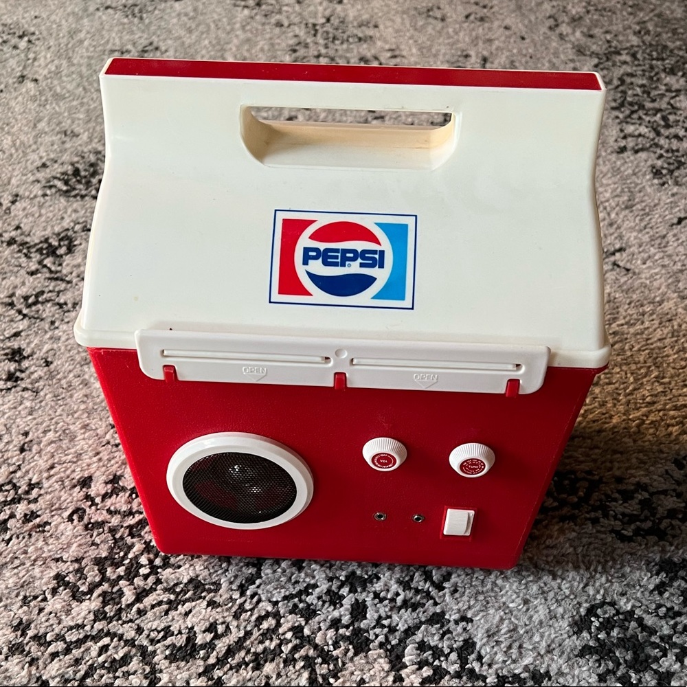 Vintage Pepsi Radio Cooler Junior Collection